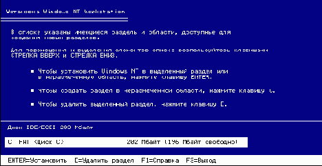 Microsoft Windows NT Workstation. Первое знакомство
