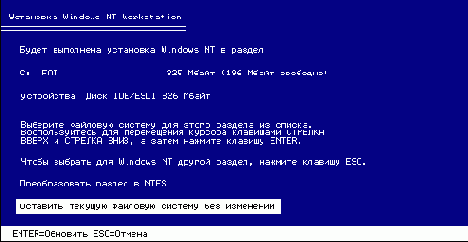 Microsoft Windows NT Workstation. Первое знакомство