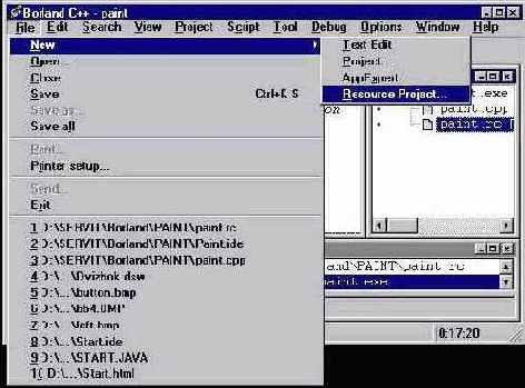 Программирование на С++ с помощью компилятора Borland C++ 5.02 и библиотеки OWL 5.00