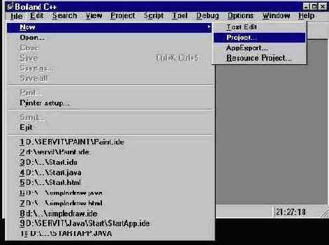 Программирование на С++ с помощью компилятора Borland C++ 5.02 и библиотеки OWL 5.00