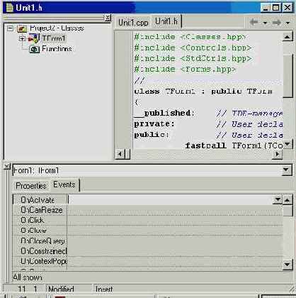 C++    ++ Builder 5
